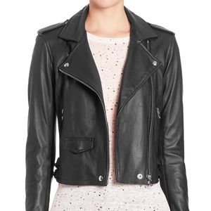 Iro Ashville Leather Jacket BLACK NWT